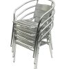 SC-017 9 Aluminium Stacking Chair