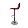 Red & Black Leather Bar Stools