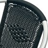 Black Rattan Aluminium Chair