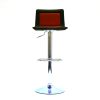 Black & Red Leather Bar Stools - BE Event Hire