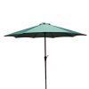 Green Umbrella 1 Green Garden Parasol