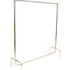 1.6 M coat rail 1 Stainless Steel Coat Rail