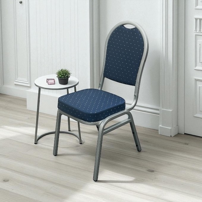 Premium Blue Banquet Chairs - BE Furniture Sales