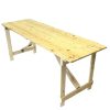 6ft x 2ft Trestle Table