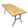 6ft Varnished Wooden Table