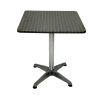 Aluminium Square Bolero Pedestal Table Aluminium Square Bolero Pedestal Table