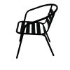 Black Steel Chairs