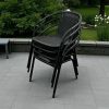 Black Framed Rattan Chairs Black Framed Rattan Chairs