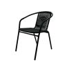 Black Framed Rattan Chairs Black Framed Rattan Chairs
