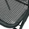 Black Framed Rattan Chairs Black Framed Rattan Chairs