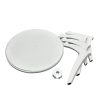 Round White Patio Table
