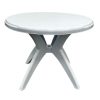 Round White Patio Table