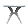 Round White Patio Table