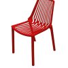 XH-8088CR 1 Red Plastic Stacking Chairs