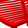 XH-8088CR 7 Red Plastic Stacking Chairs