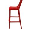 Red Plastic Bar Stools