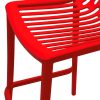 Red Plastic Bar Stools