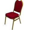 Used Red & Gold Banquet Chair Used Red & Gold Banquet Chair