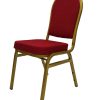 Used Red & Gold Banquet Chair Used Red & Gold Banquet Chair