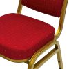 Used Red & Gold Banquet Chair Used Red & Gold Banquet Chair