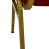 Used Red & Gold Banquet Chair Used Red & Gold Banquet Chair