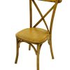 ZS-9058 1 Rustic Cross Back Wooden Chairs
