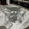 Aluminium Bistro Set for Four - BE Furniture Sales