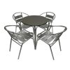 Aluminium Bistro Set for Four