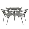 Aluminium Bistro Set for Four