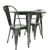 Tolix Set STS-02 2 Silver Tolix Furniture