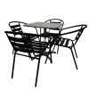 Black Steel Garden Set Black Steel Garden Set