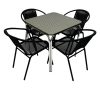 Black Garden Cafe Set