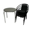 Rattan Garden Set in Black