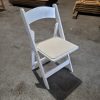 Used White Folding Chairs