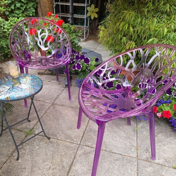 Purple Umbria Tree Chairs