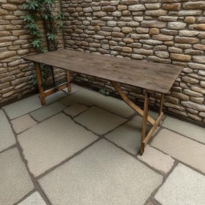 6ft Rustic Trestle Table - BE Furniture Sales