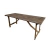 6ft Rustic Trestle Table