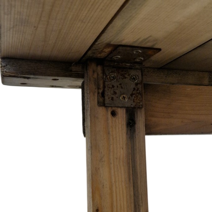 6ft Rustic Trestle Table