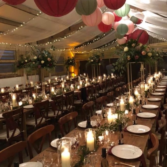 6ft Rustic Trestle Table