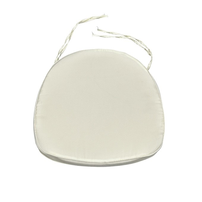 Ivory Tie-on Seat Pad