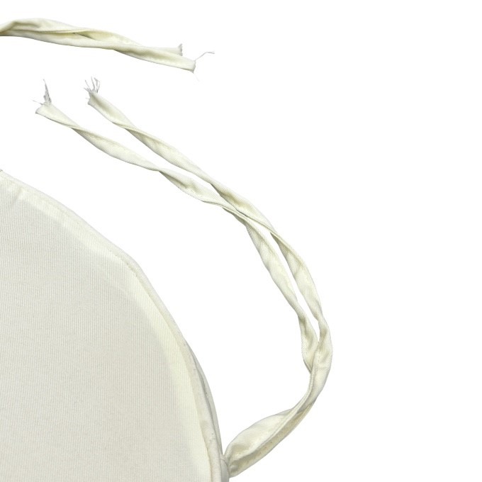 Ivory Tie-on Seat Pad