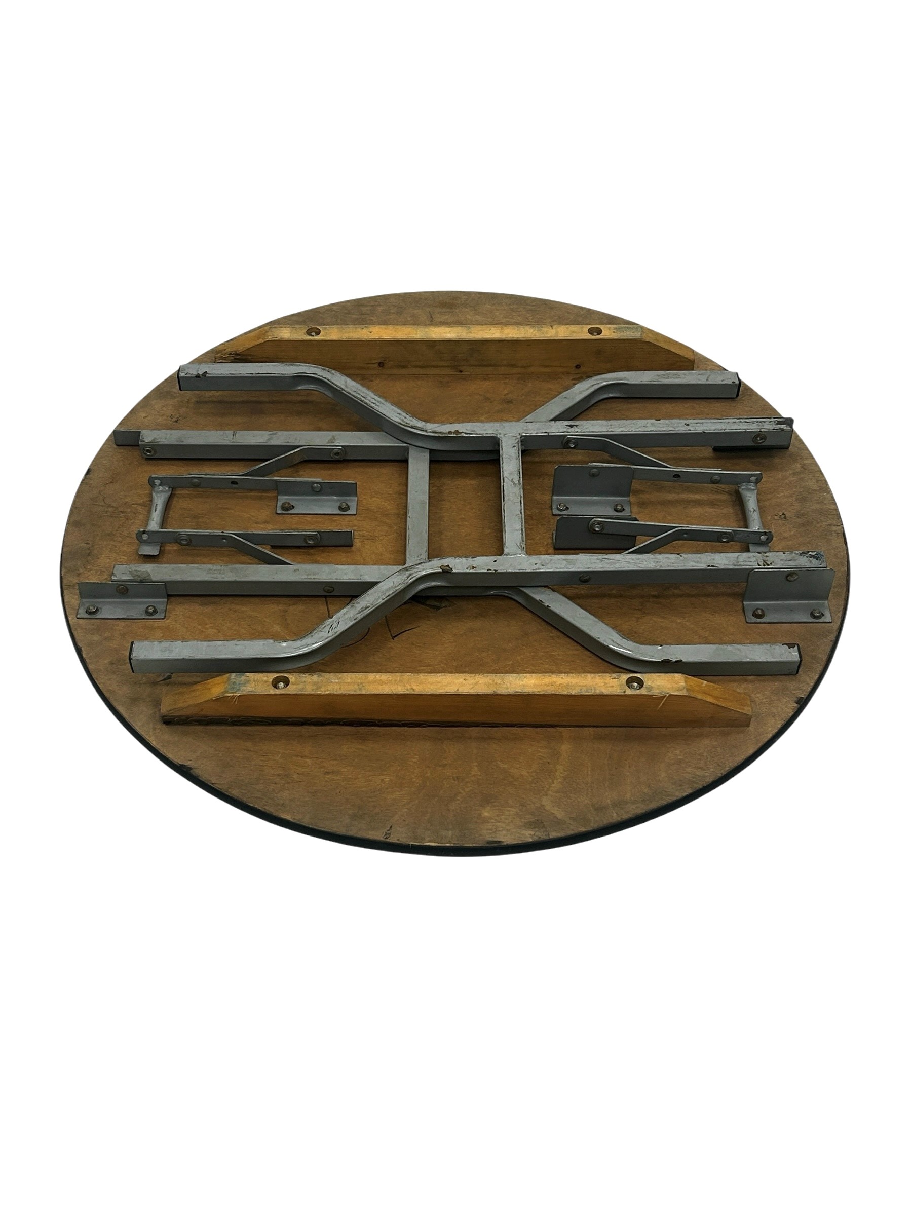 3ft Round Wooden Table