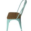 Blue Tolix Chairs