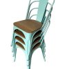 Blue Tolix Chairs