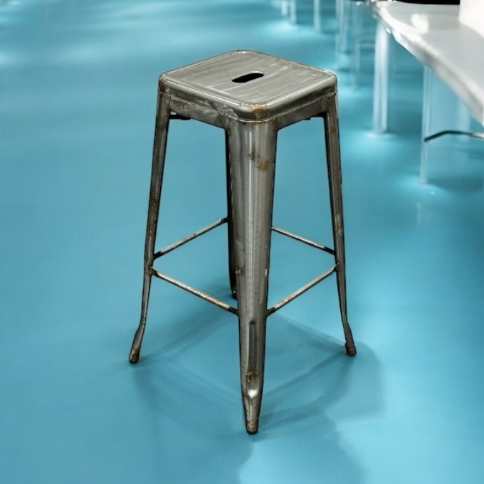 Metal Tolix Bar Stool - BE Furniture Sales