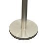 Silver Barrier Posts