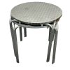 Stacking Aluminium Round Table