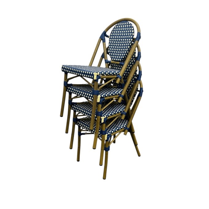 Blue Paris Bistro Chairs
