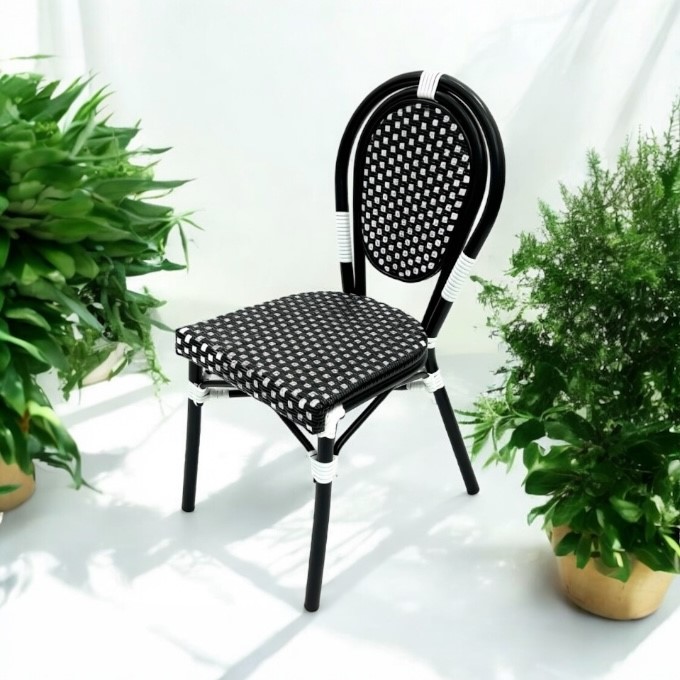 Black Paris Bistro Chairs - BE Furniture Sales