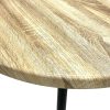 Vale High Table - Light Wood Top 2 Vale High Tables